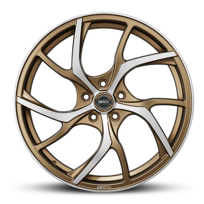 20 inch Wheels 20X8.5 GT Form Revert Bronze Machined Face Rims Car Mags