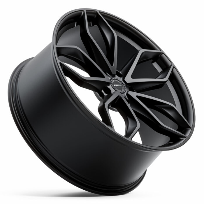 SUV Wheels GT Form Venom Satin Black 22 inch Flow Form Rims