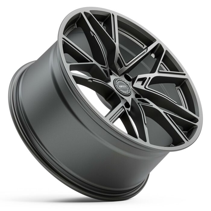Car Wheels GT Form Interflow Satin Gunmetal Grey 19 20 inch Flow Form Rims