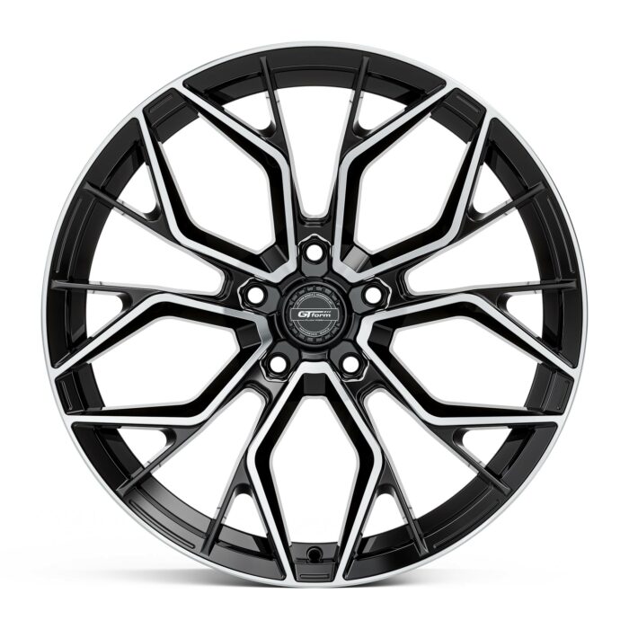 Mag Wheels GT Form Marquee Gloss Black Machined Face 18 inch Flow Form Car Rims