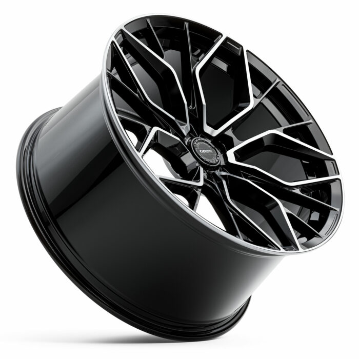 Mag Wheels GT Form Marquee Gloss Black Machined Face 18 inch Flow Form Car Rims