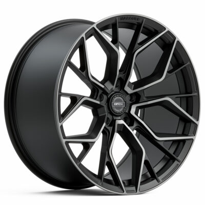 Mag Wheels GT Form Marquee Matte Black Grey Tint 22 inch Flow Form SUV Rims