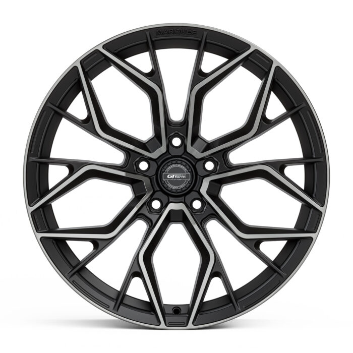Mag Wheels GT Form Marquee Matte Black Grey Tint 22 inch Flow Form SUV Rims