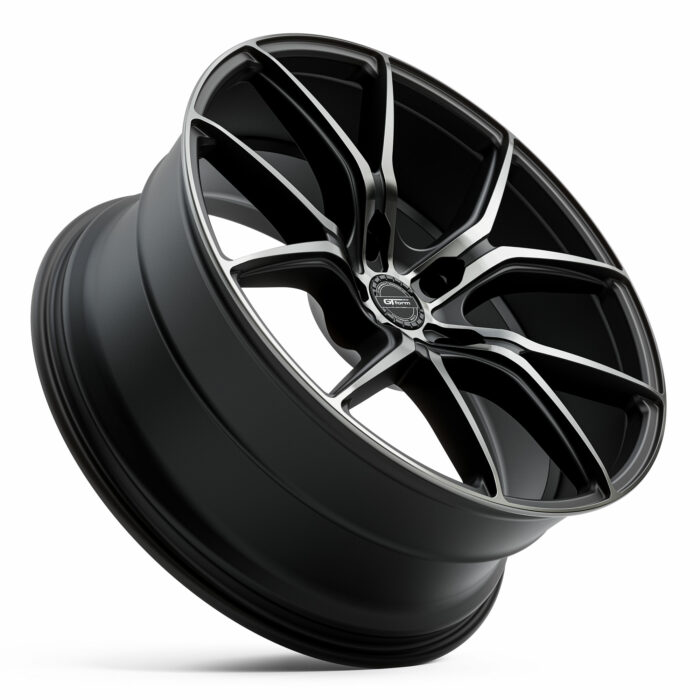SUV Wheels GT Form Venom Matte Black Grey Tint 22 inch Flow Form Rims