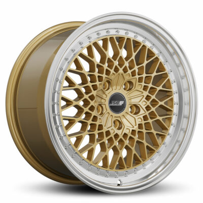 JDM Mesh Wheels JSR ST19 18 inch Gold Polished Lip Japan Rims