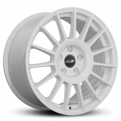 Racing Wheels JSR ST24 18 inch Gloss White Japan JDM Rally Rims