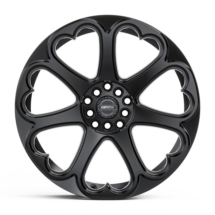 Hearts Wheels GT Form Hearts 18 inch Gloss Black 5x100 5x114.3 Rims