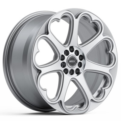 Hearts Wheels GT Form Hearts 18 inch Silver Machined 5x100 5x114.3 Rims